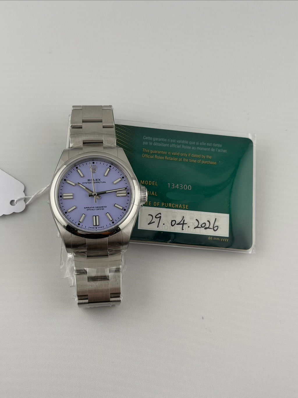 Rolex New 2025 Lavender Dial 41mm
