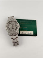 Iced out Rolex Roman Numerals