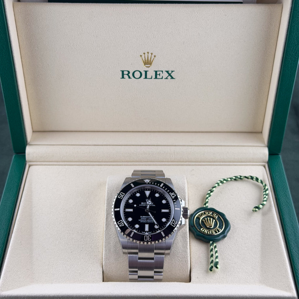 Rolex No Date 41mm Black Dial Ceramic Bezel