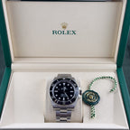 Rolex No Date 41mm Black Dial Ceramic Bezel