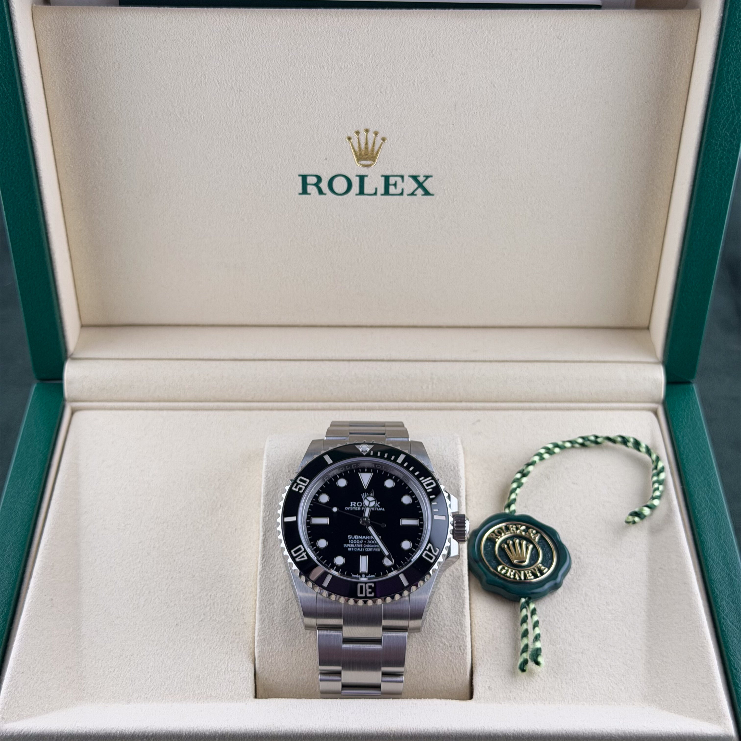 Rolex No Date 41mm Black Dial Ceramic Bezel