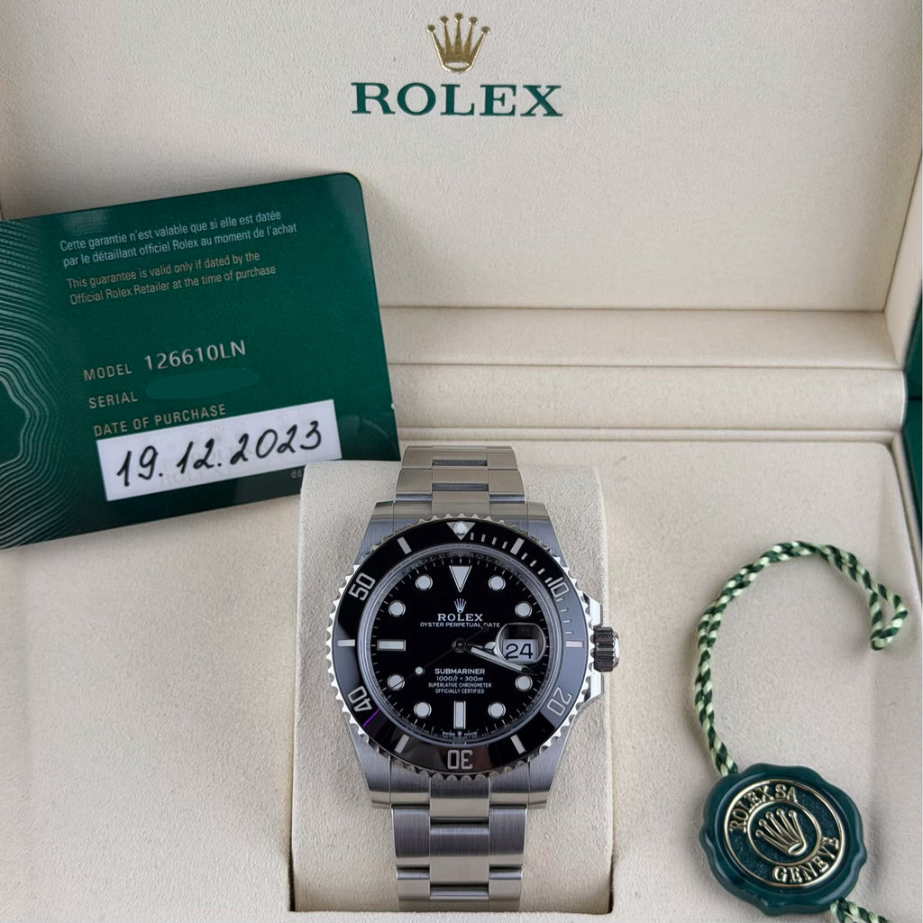 Rolex 41mm Date Black Dial Ceramic Bezel