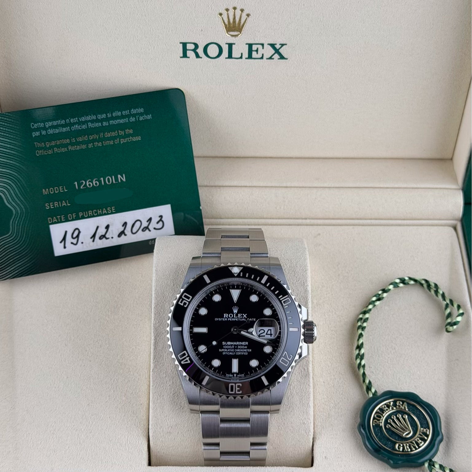 Rolex 41mm Date Black Dial Ceramic Bezel