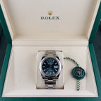 Rolex Mint Green Stick Dial Fluted Bezel