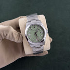 Rolex New 2025 Pistachio Green Dial 41mm