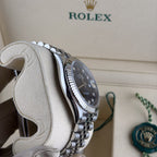 Rolex Blue Diamond Dial Fluted Bezel Jubilee