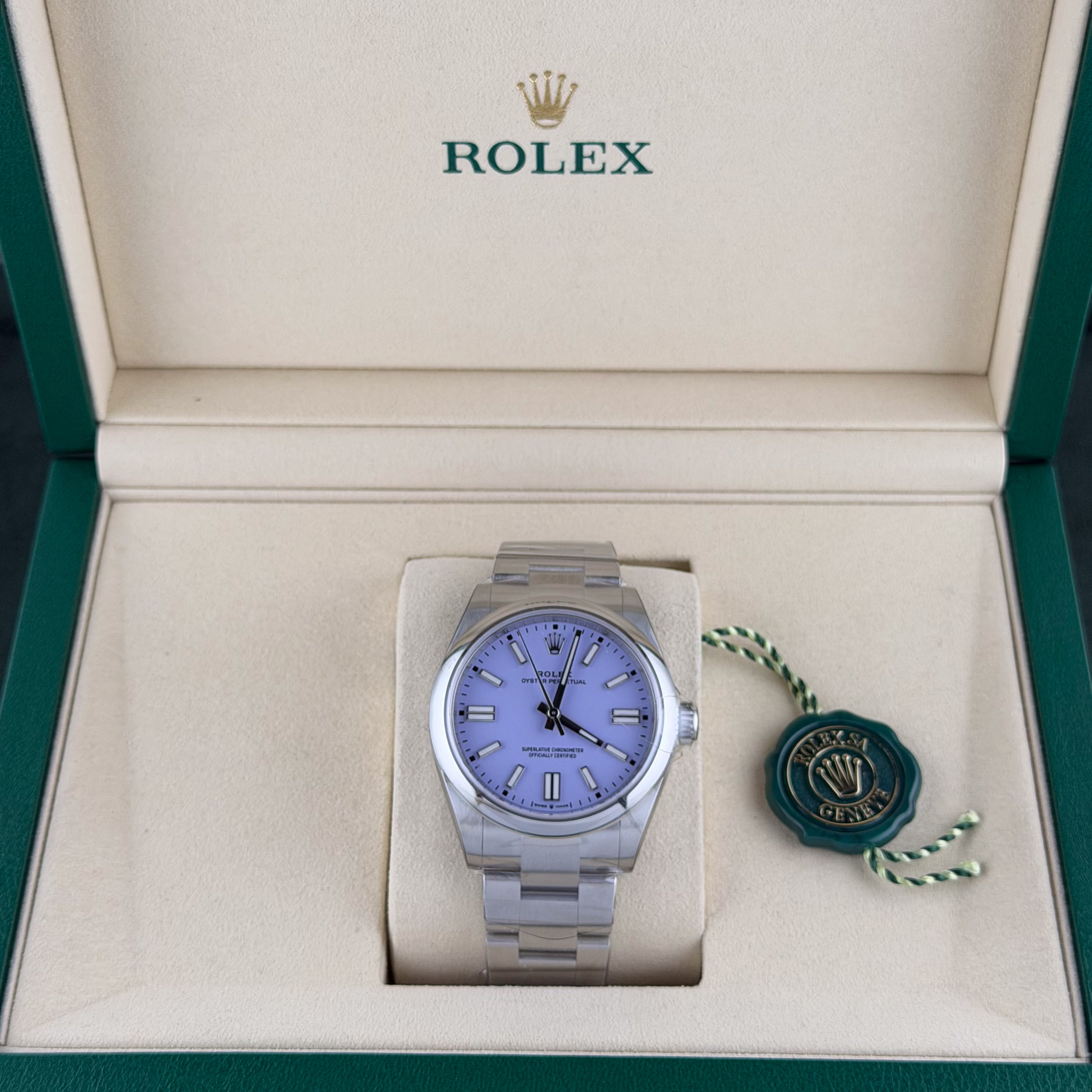 Rolex New 2025 Lavender Dial 41mm