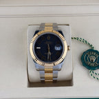 Rolex Gray Roman Numerals Dial Two Tone