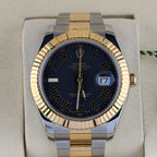 Rolex Gray Roman Numerals Dial Two Tone