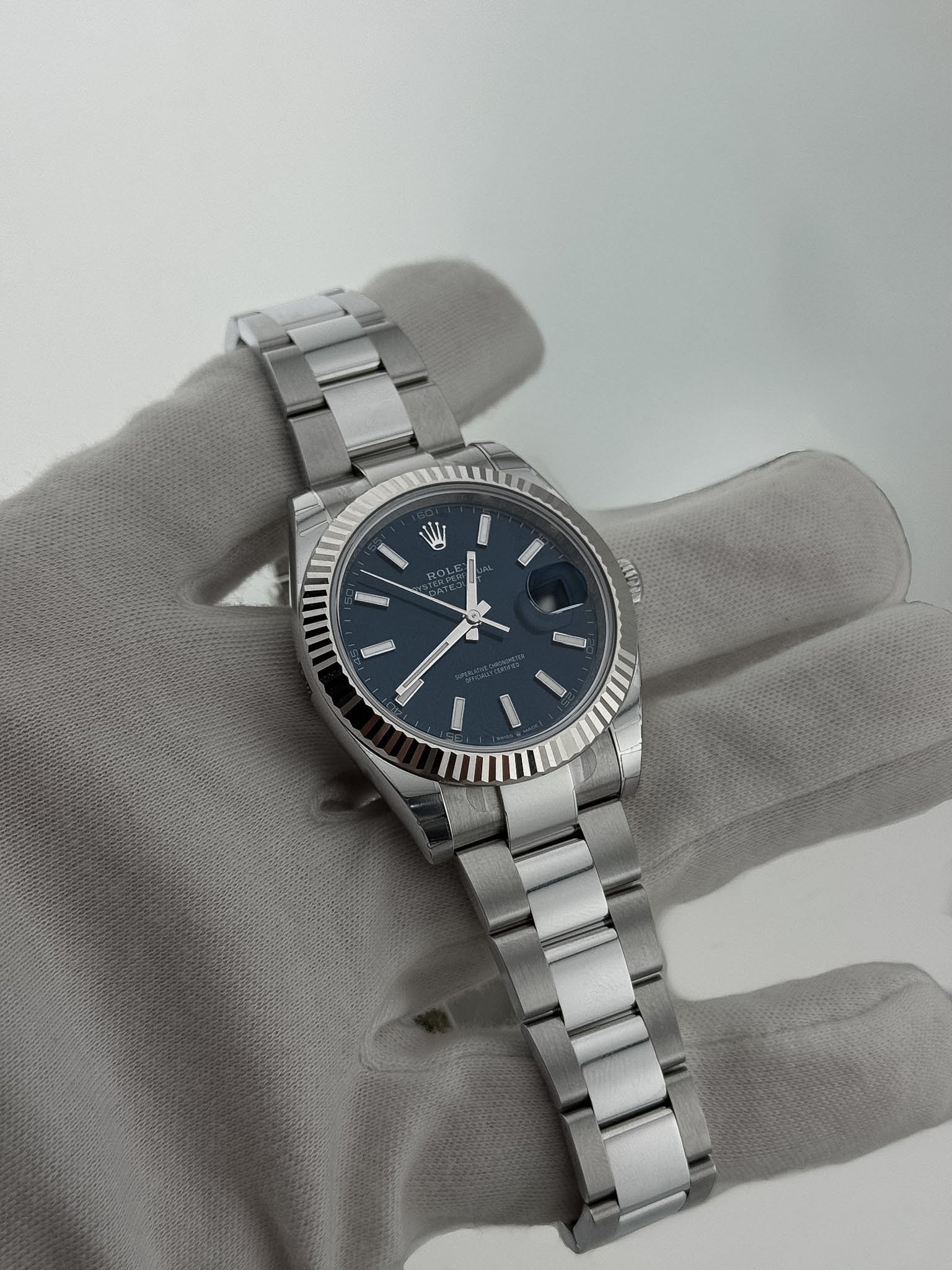 Rolex Blue stick Dial 41mm