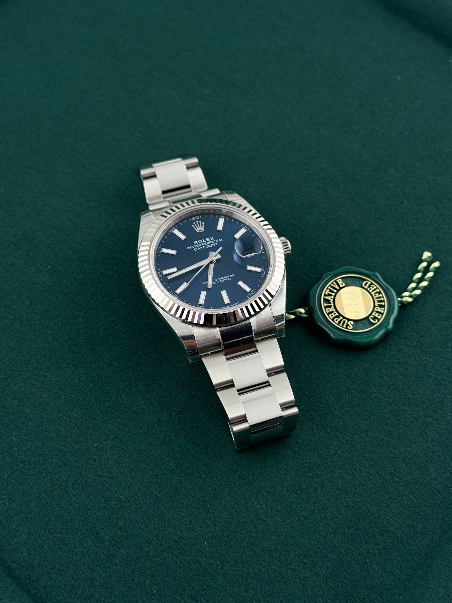 Rolex Blue stick Dial 41mm