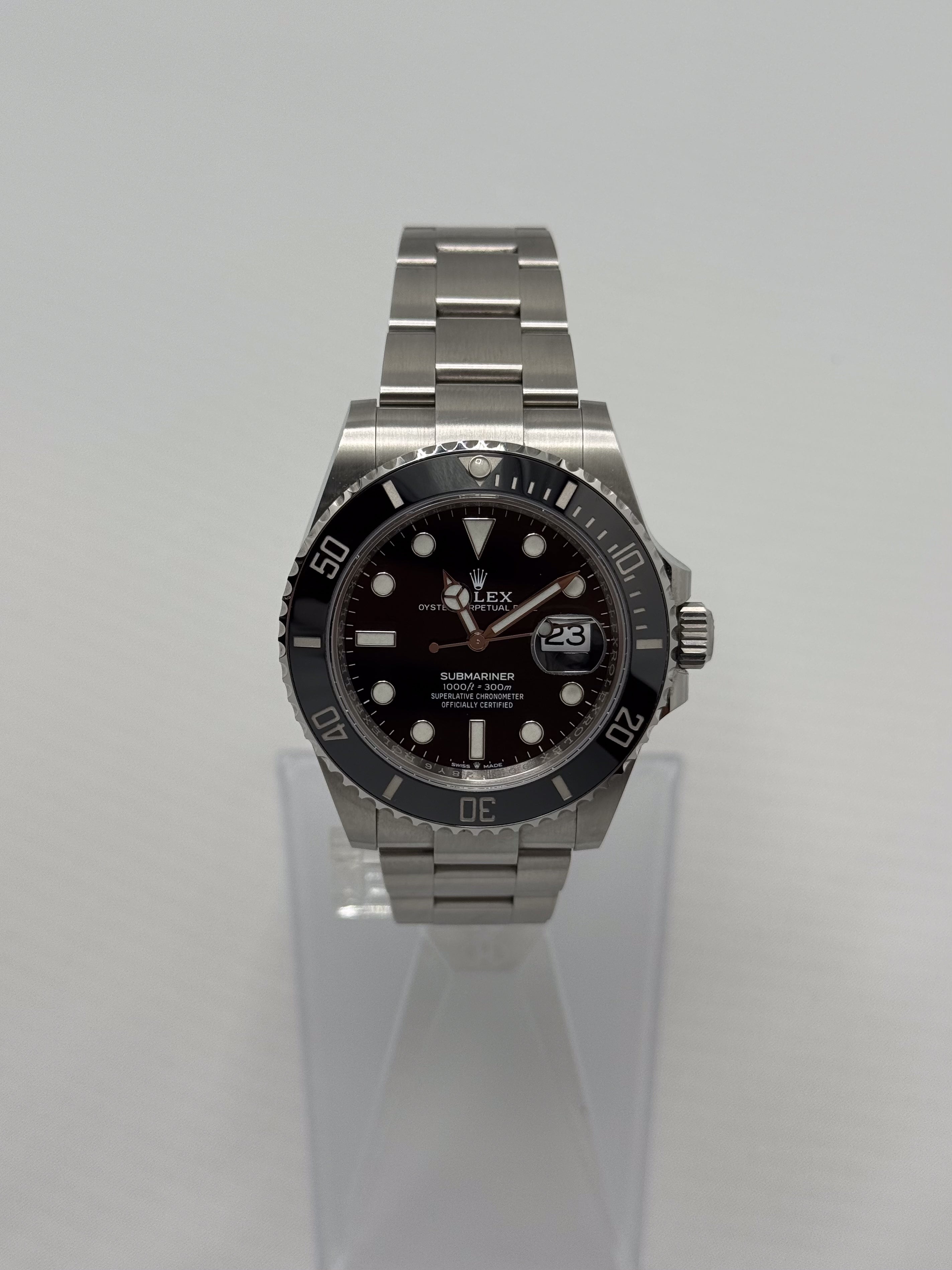Rolex 41mm Date Black Dial Ceramic Bezel