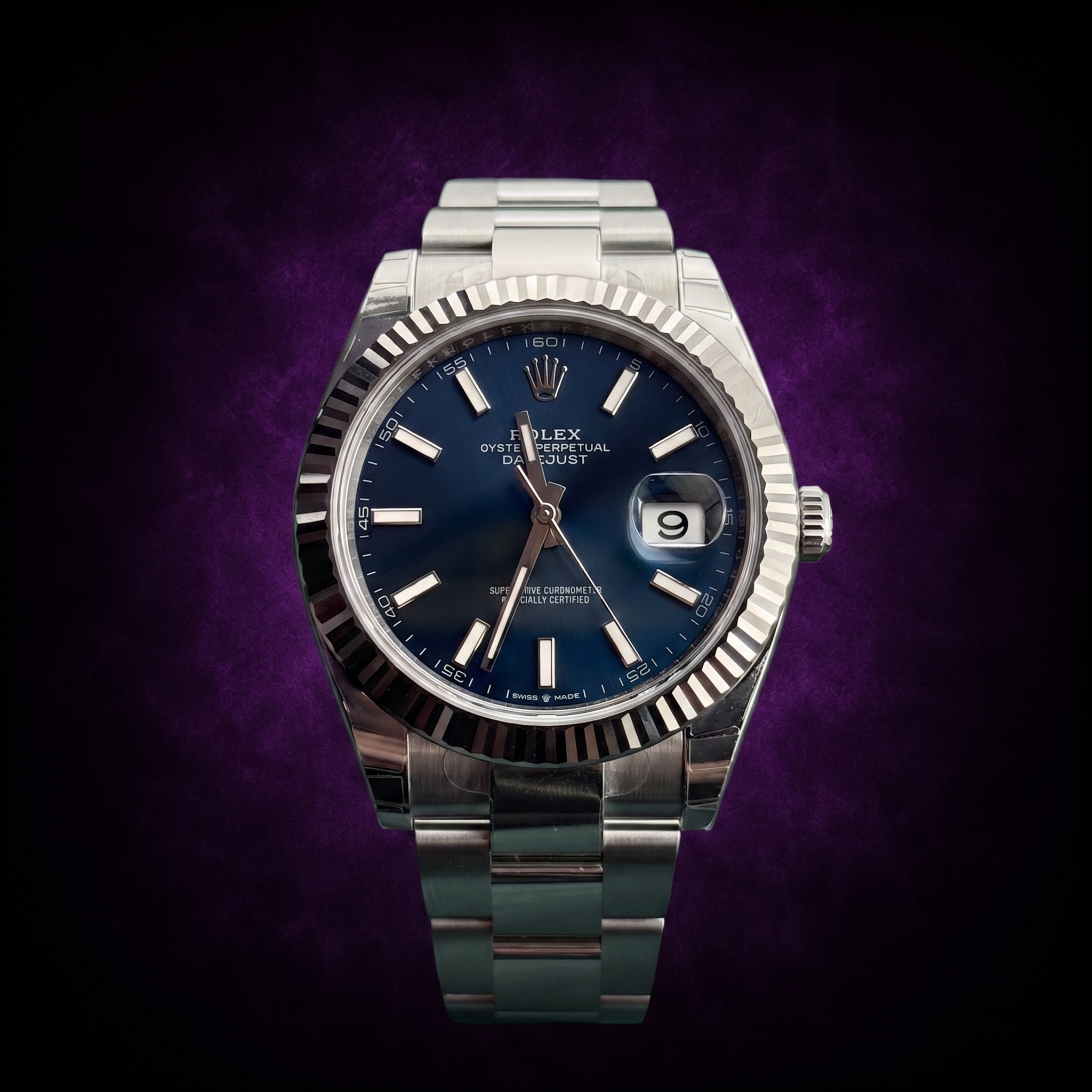 Rolex Blue stick Dial 41mm