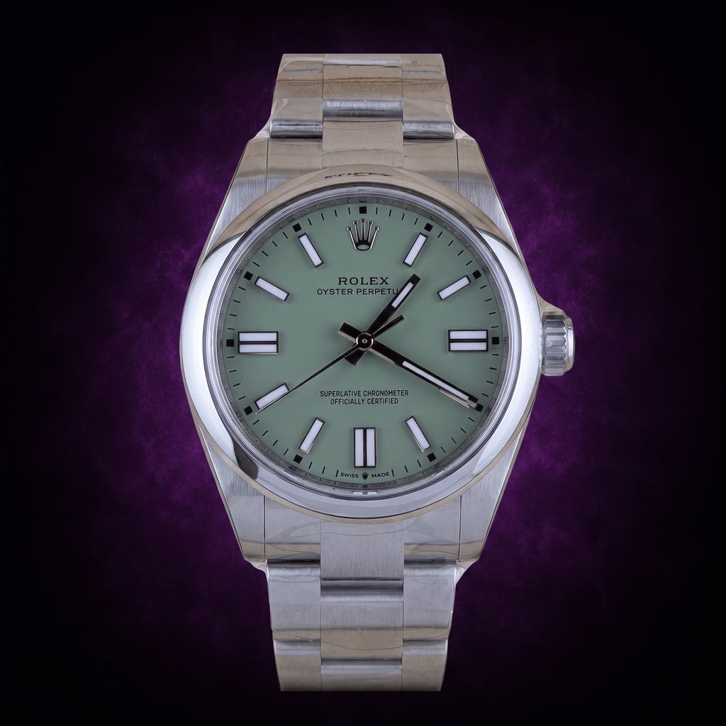 Rolex New 2025 Pistachio Green Dial 41mm