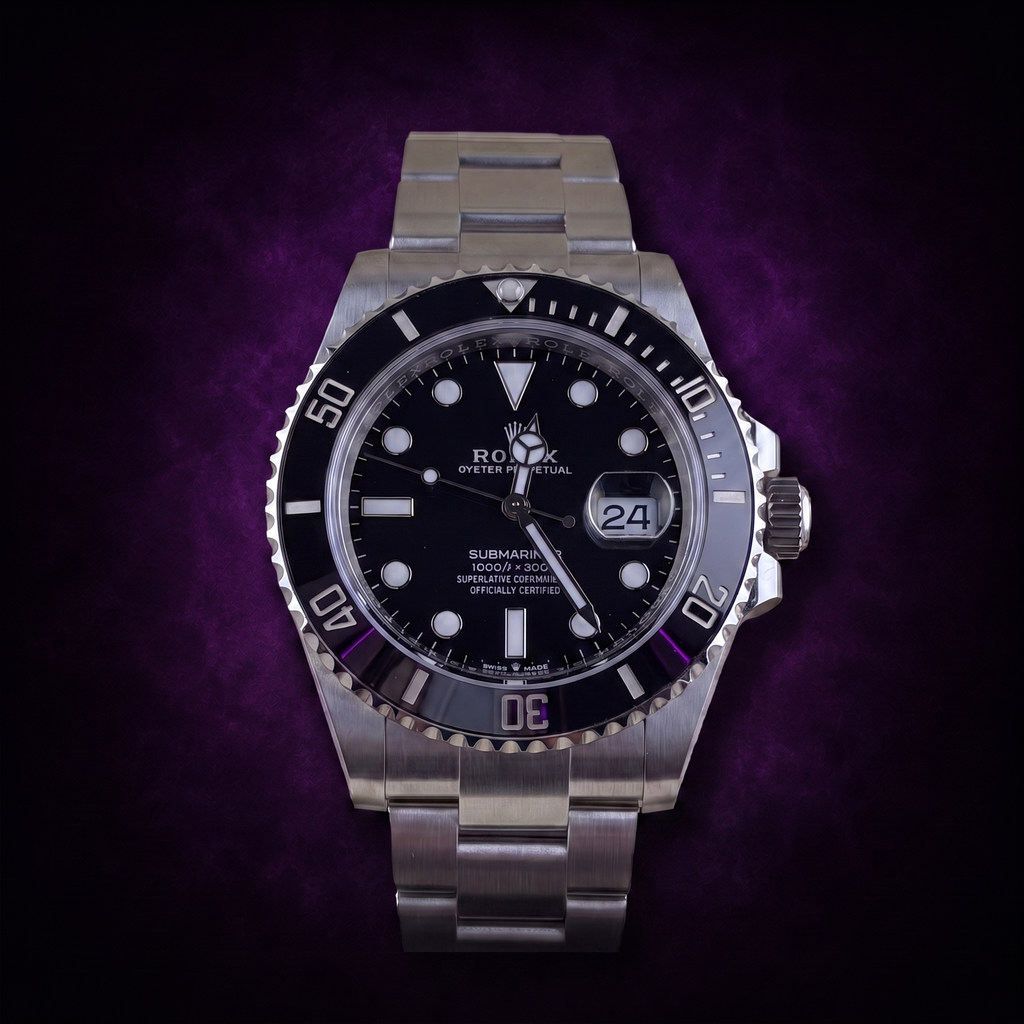 Rolex 41mm Date Black Dial Ceramic Bezel
